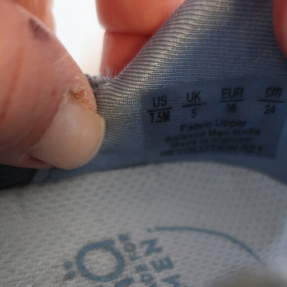 NWOT Womens RYKO Revolution RZ1 Blue Knit Sneakers 7.5 - Picture 8 of 8